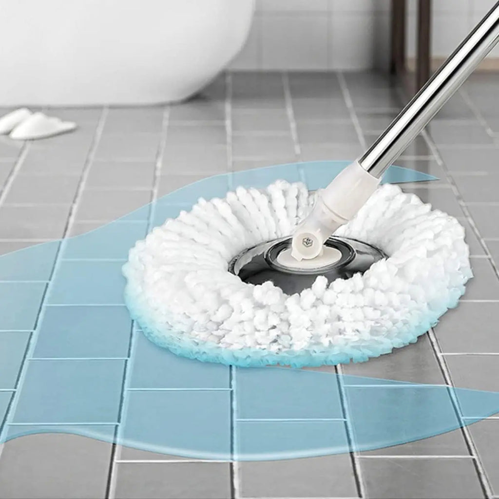 Microfiber Replacement Spin Mop Heads, 4 or 8 Pack