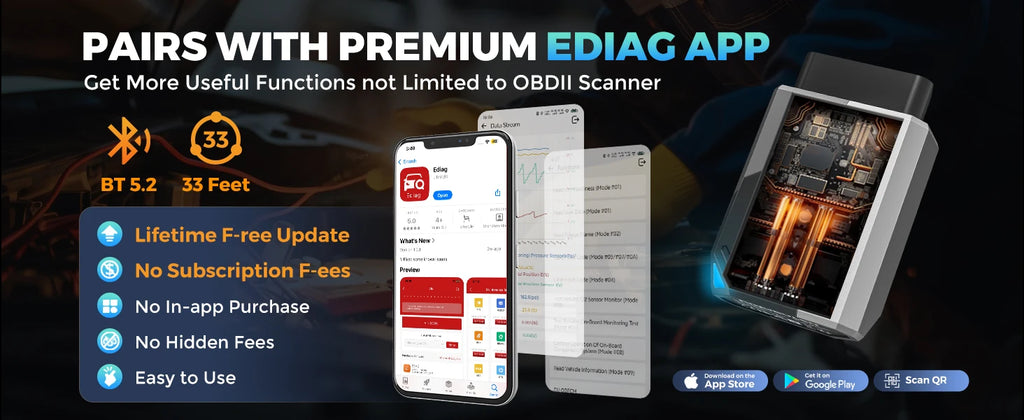 KINGBOLEN Ediag Elite Bi-Directional OBD2 Scanner