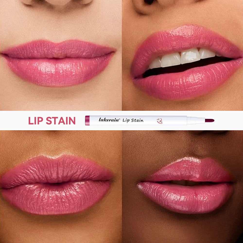 Waterproof Lip Stain Long Lasting Transferproof Lip Color Lightweight Liquid Lip Tint Easy To Apply Natural Daily Beauty Lip Makeup