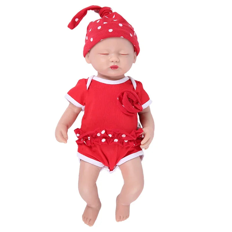 Full Silicone Reborn Baby Doll Kit, Realistic Lifelike Newborn Doll