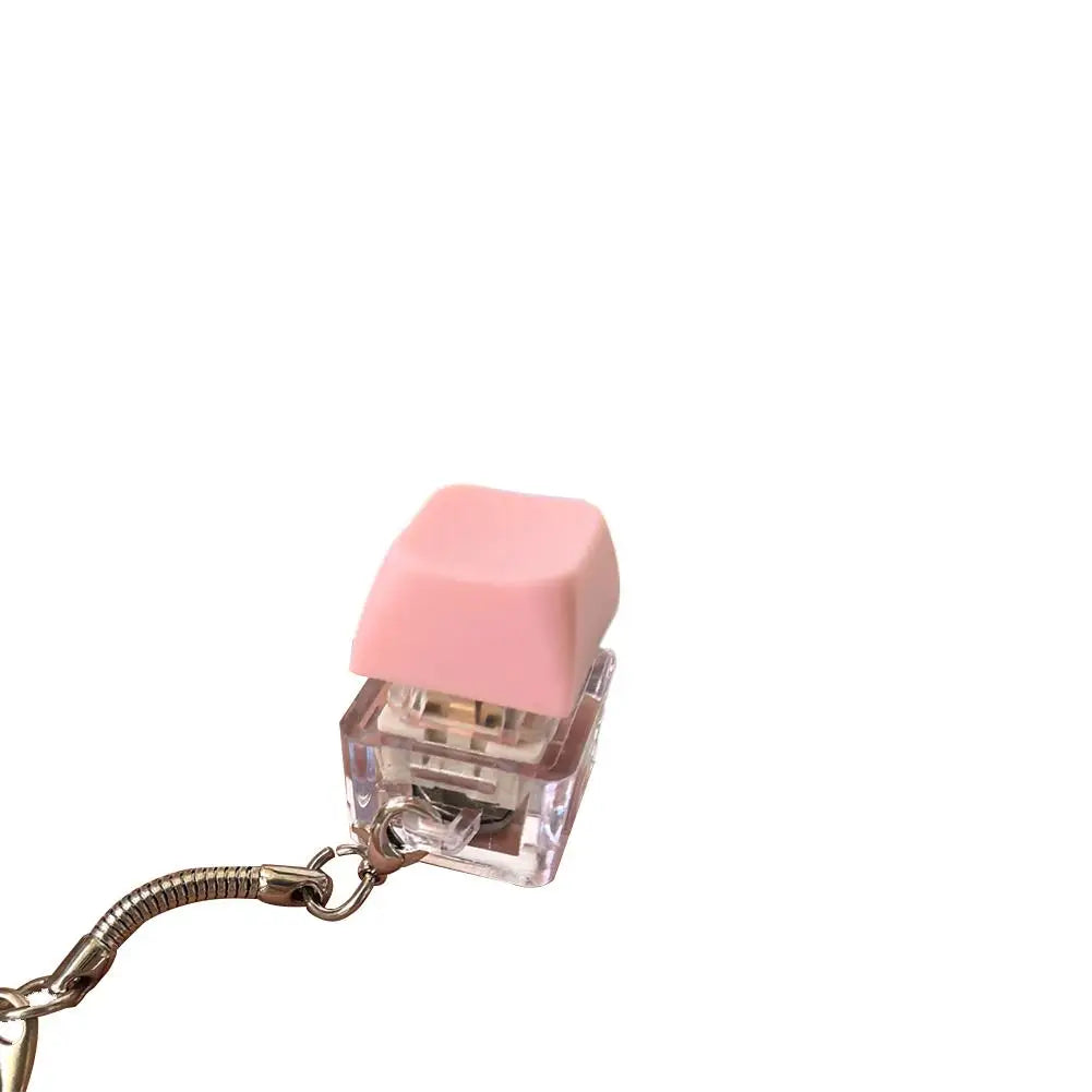Keyboard Fidget Clicker Keychain