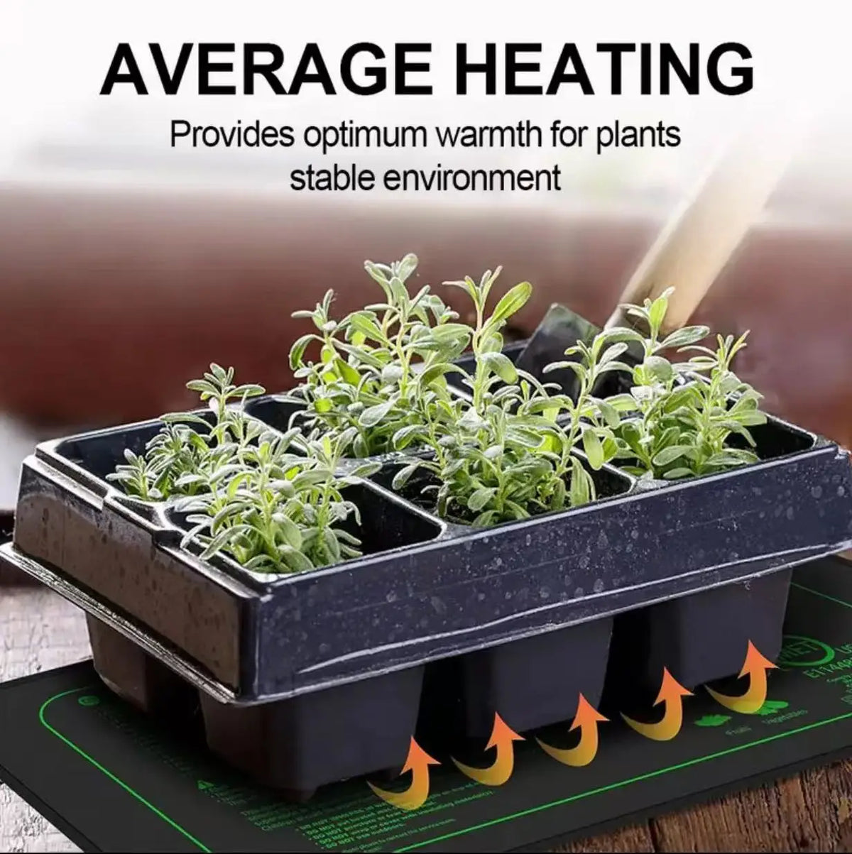 Waterproof Durable Germination Station Heat Mat, Warm Hydroponic Heating Pad for Indoor Home Gardening Seed Starter (10'x 20') US Plug for Seeds and Seedlings