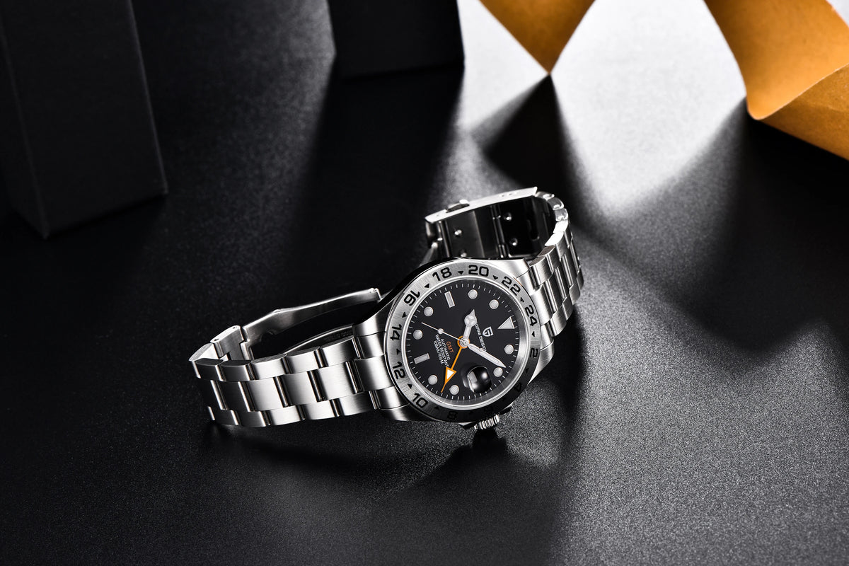 PAGANI DESIGN 42mm Automatic GMT Men's Watch