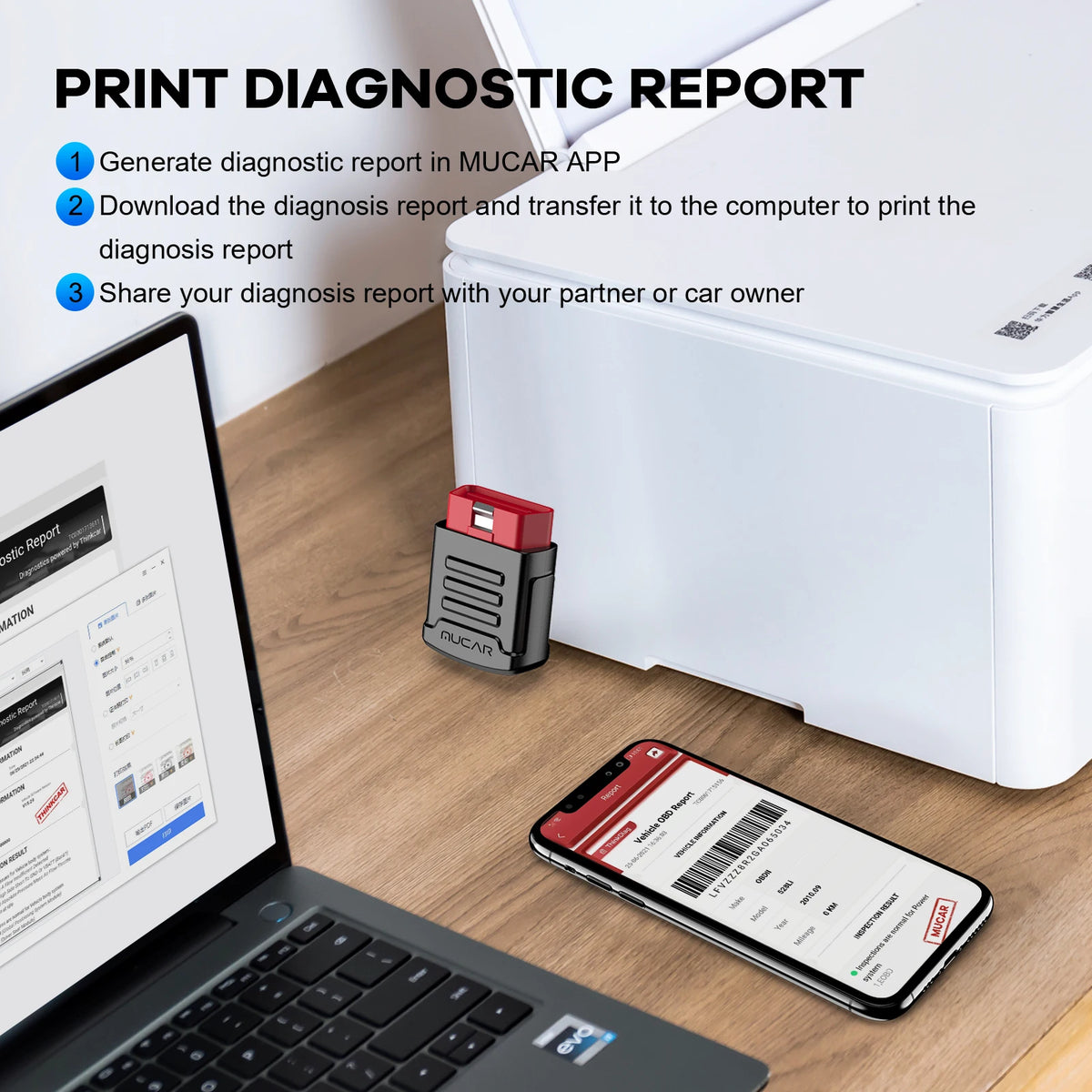 MUCAR BT200/BT200 Pro OBD2 Bluetooth Diagnostic Tool Full System Diagnose Oil SAS 15 Reset OBD 2 Scanner for All Car Code Reader