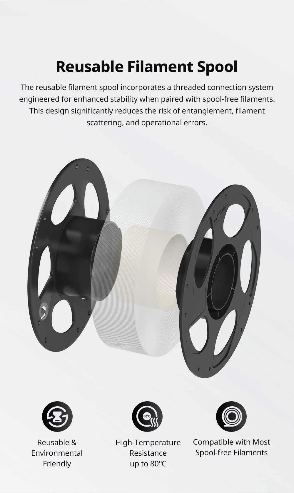 ANYCUBIC PETG 3D Printer Filament, 1kg