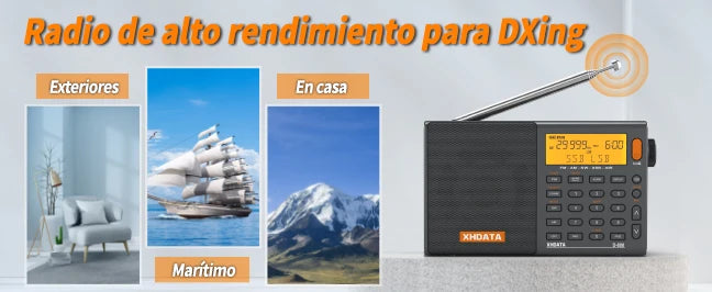 XHDATA D808 Portable Multiband Radio