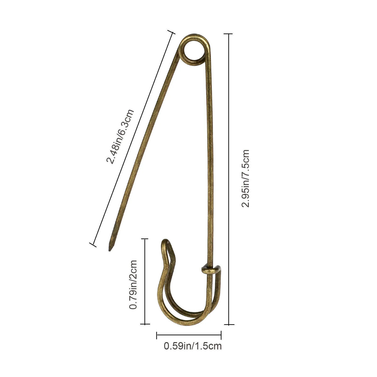30Pcs/Lot Large Safety Pins Heavy Duty Blanket Pins DIY Sewing Tools Accessory
