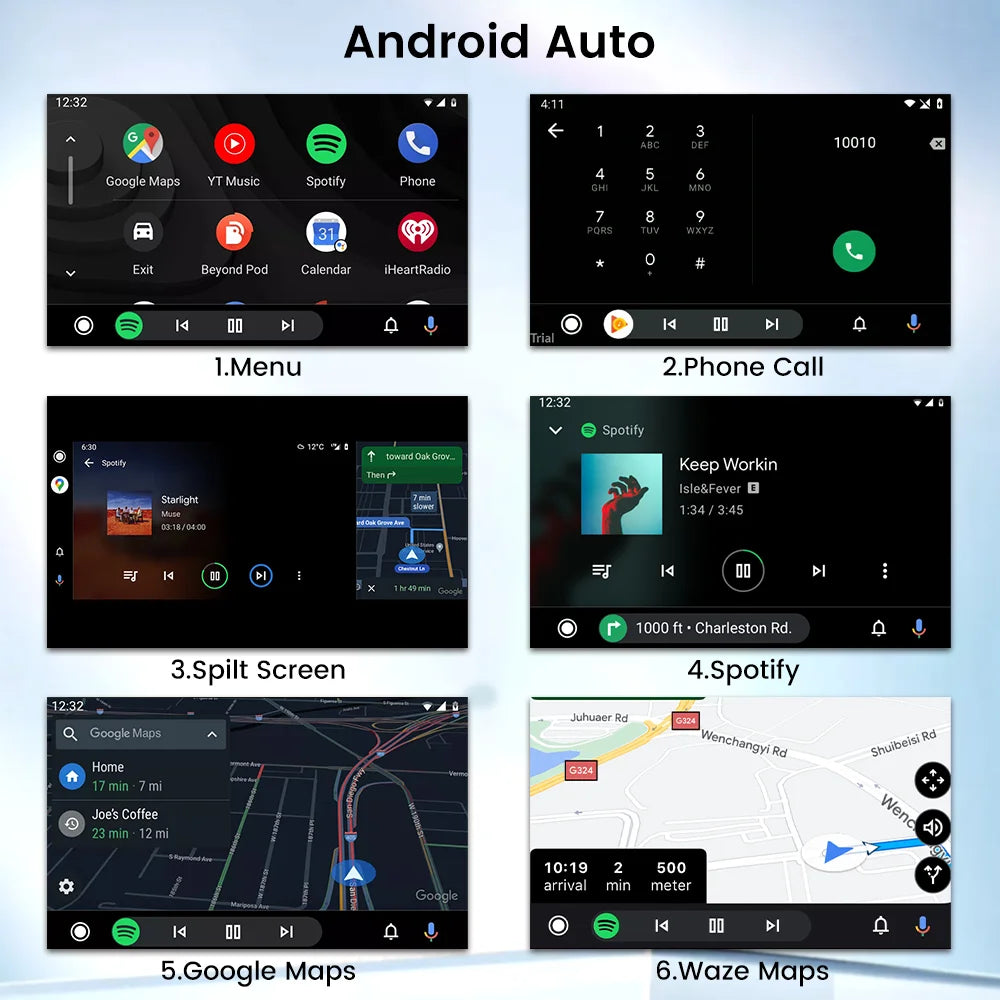 Carlinkit CCPA Wireless Android Auto Wireless CarPlay Adapter Screen Mirroring for Modify Android System Car Screen Radio Stereo