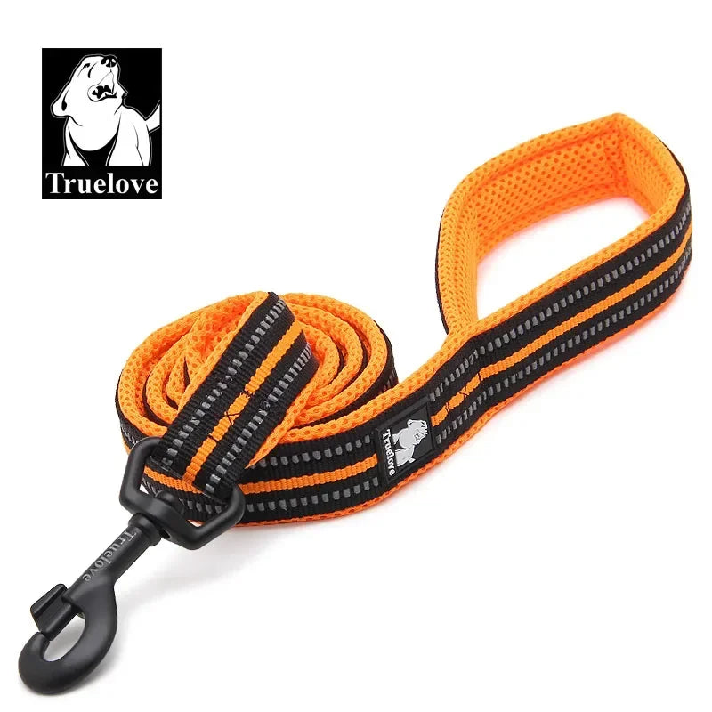 Truelove Soft Padded Pet Leash, Reflective Nylon Mesh 200cm Lead for Dogs and Cats, Available in 11 Colours
