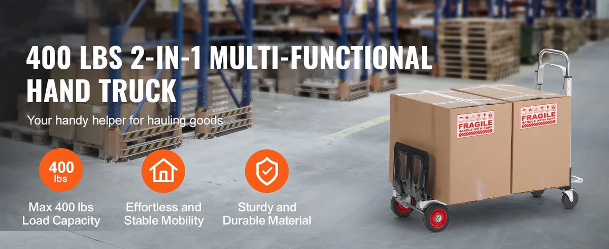 SucceBuy 400 lb Folding Hand Truck Dolly