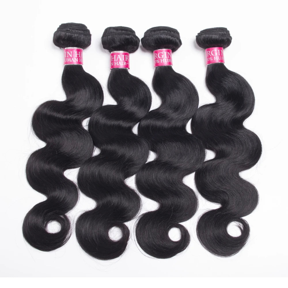 Body Wave Human Hair Bundles, 14–30"