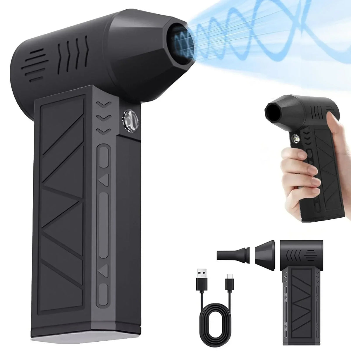Cordless Handheld Car Vacuum Cleaner, Rechargeable, 3 Speeds