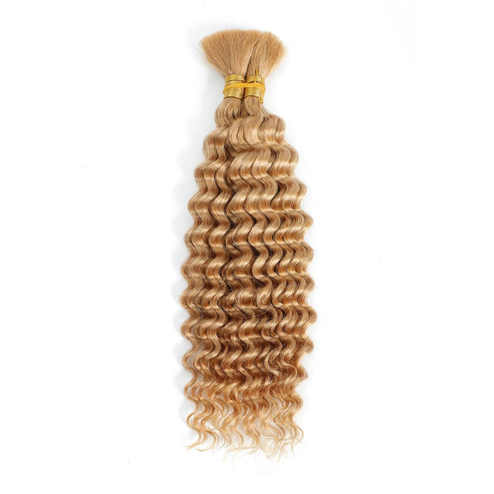 Deep Wave Human Braiding Hair for Boho Braids