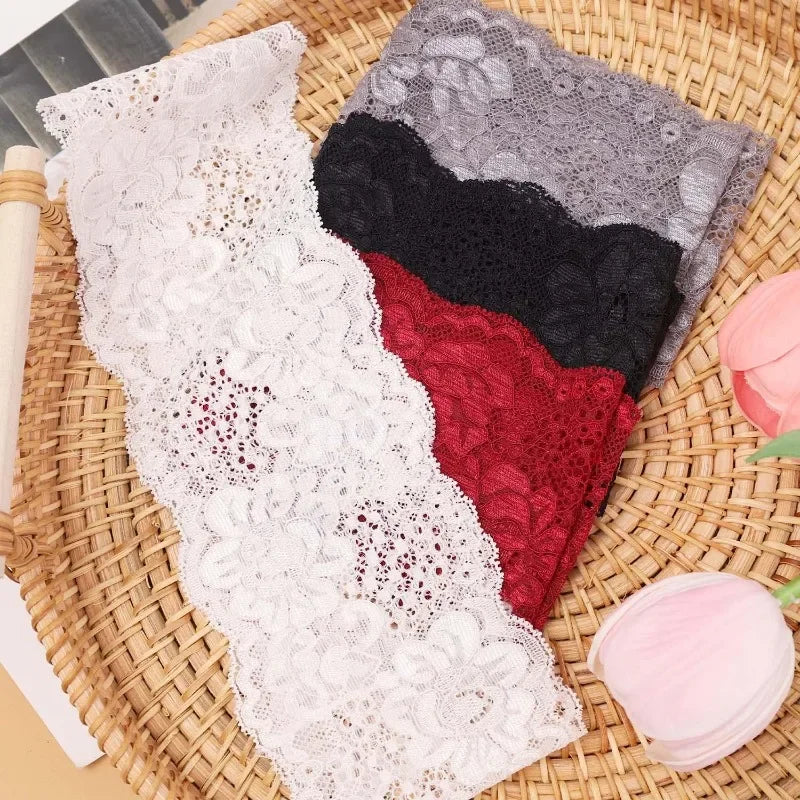 Wide Lace Elastic Headband