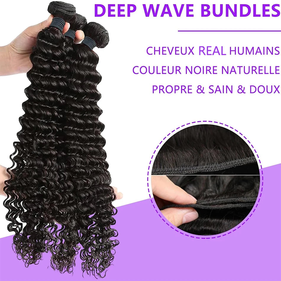 Burmese Curly Human Hair Bundles