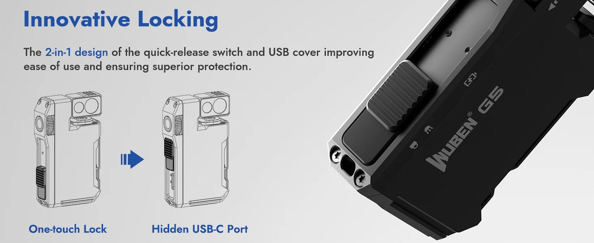 WUBEN G5 Magnetic EDC Keychain Flashlight