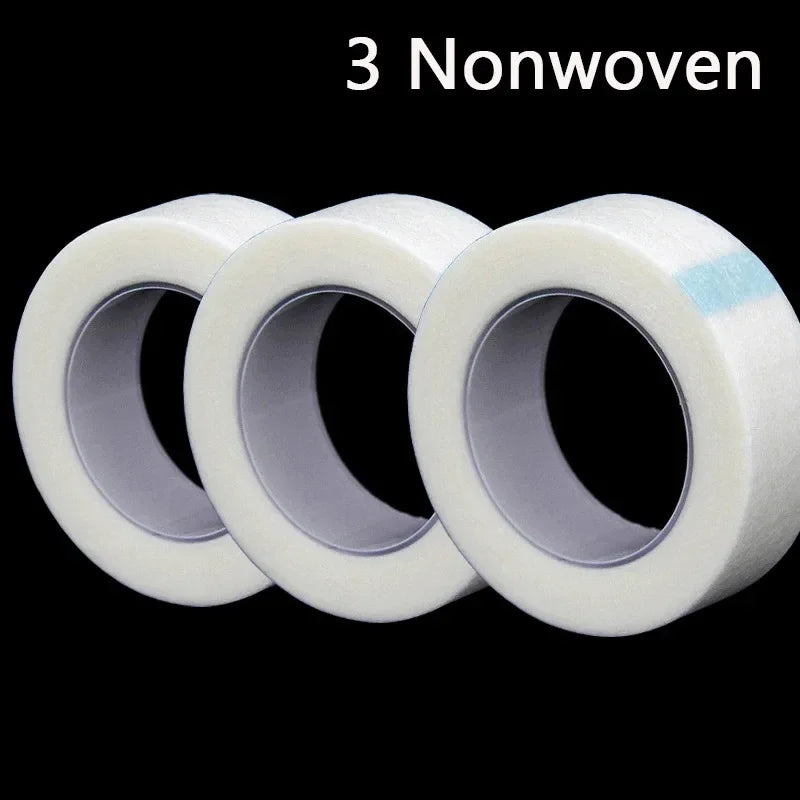 Transparent Micropore Eyelash Tape, 9m per Roll, Breathable Gentle Adhesive Fabric Tape for Lash Extensions