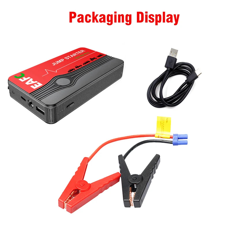 12V Car Jump Start 600A-2000A Car Battery Starter Booster Auto Starting Device Emergency Start Portable Power Bank