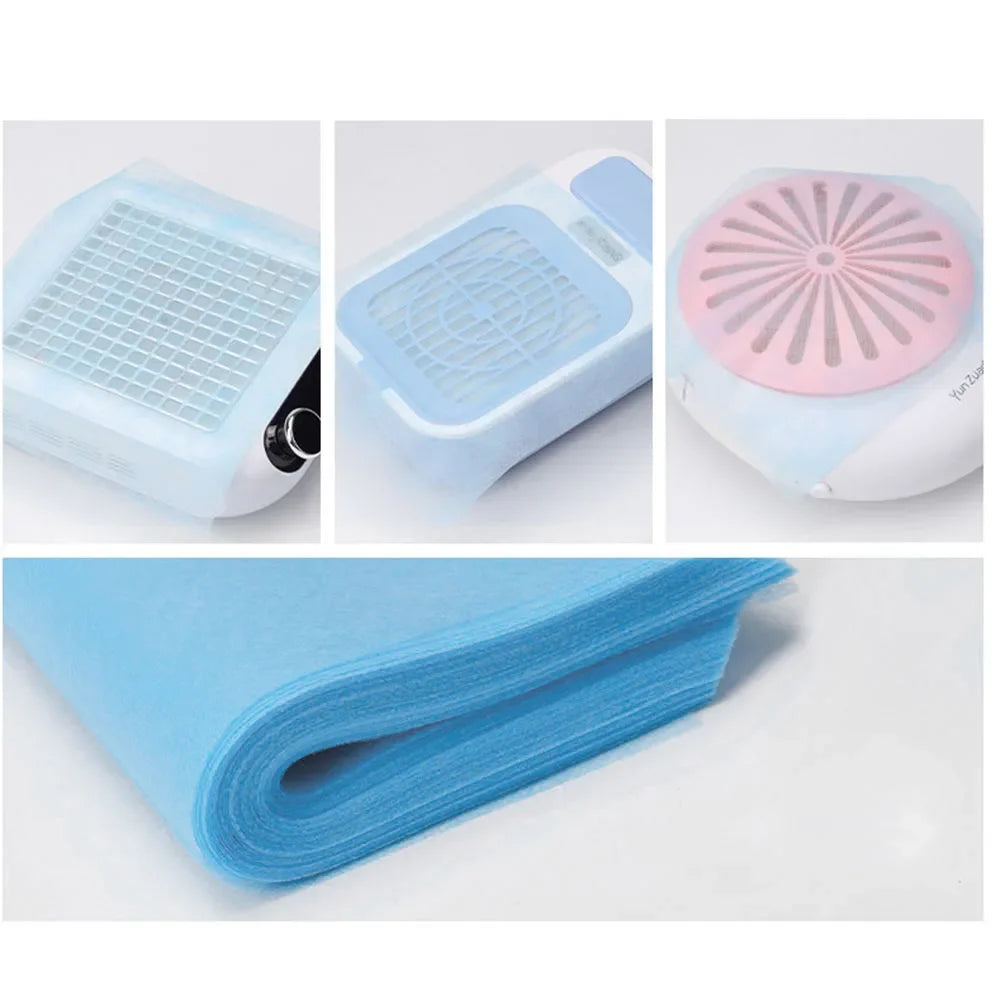 Nail Dust Collector Filter Papers, 100 Pack