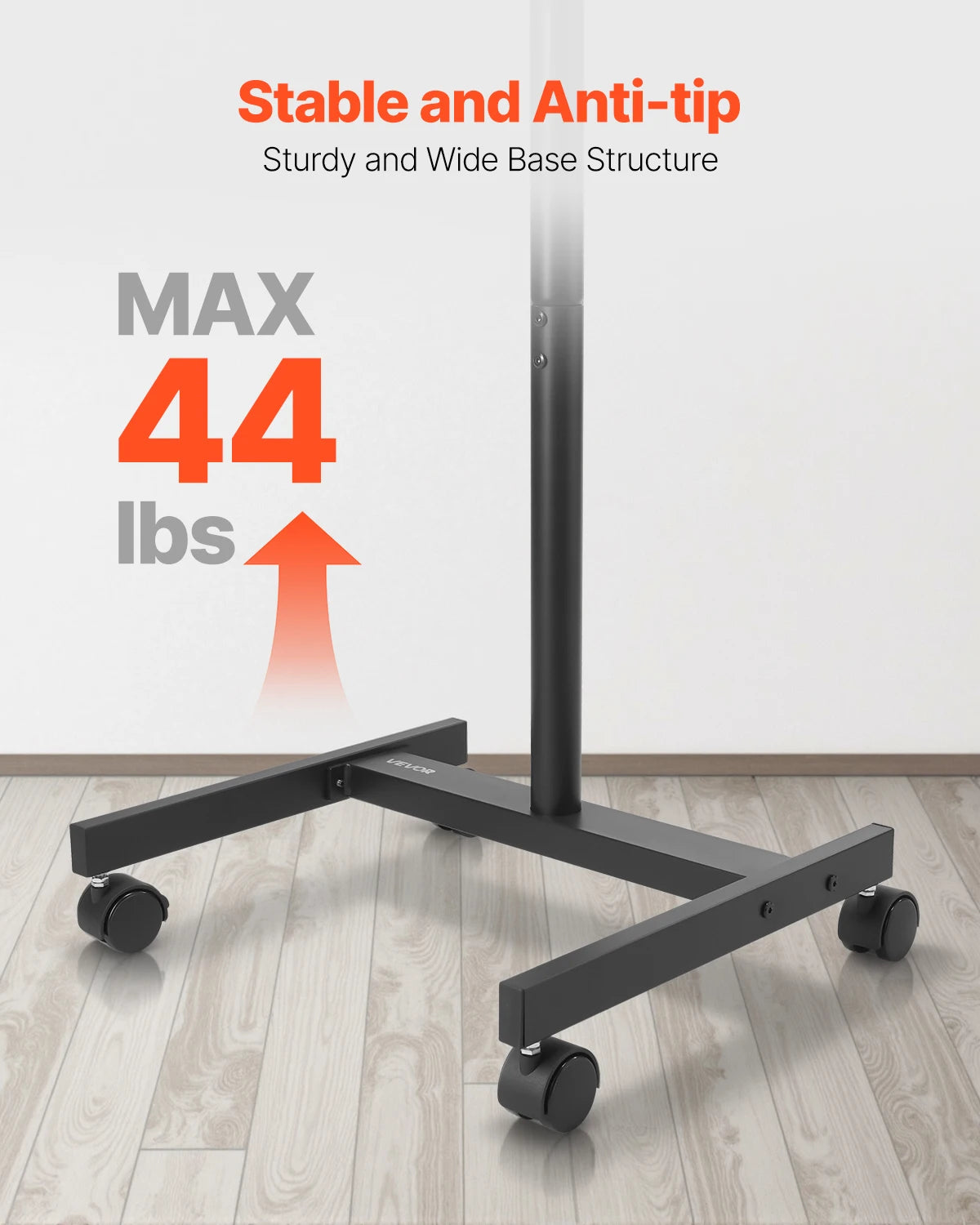 SucceBuy Rolling Mobile TV Stand