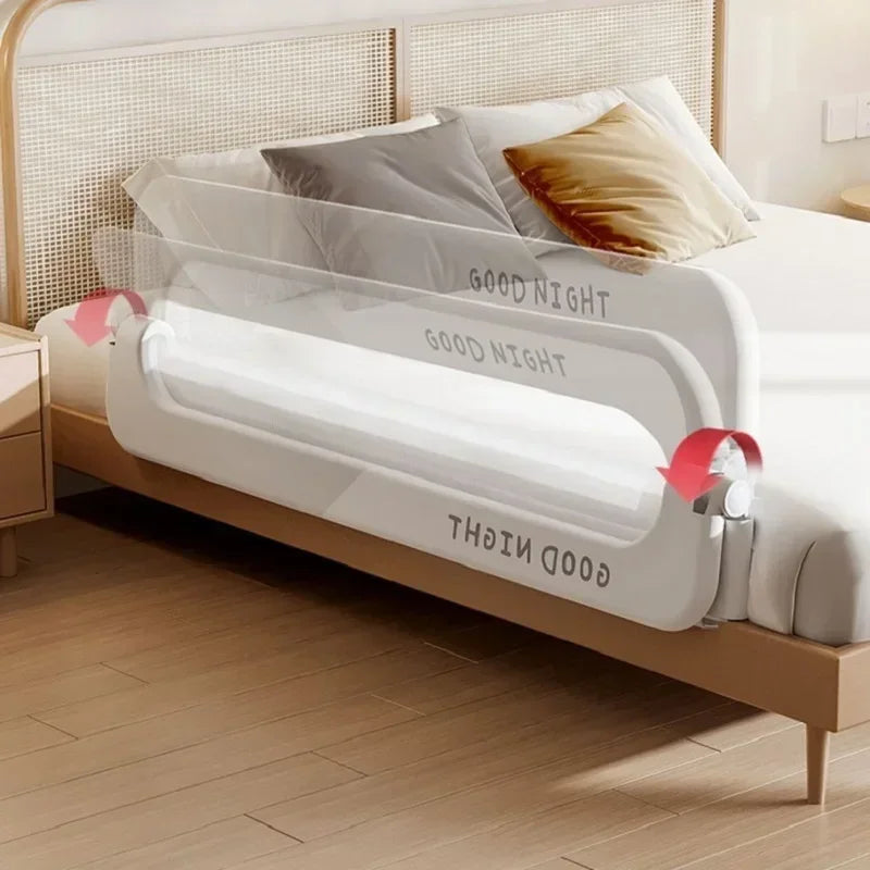 Adjustable Bed Rail Guard for Toddlers, Portable Anti-Fall Safety Bed Barrier