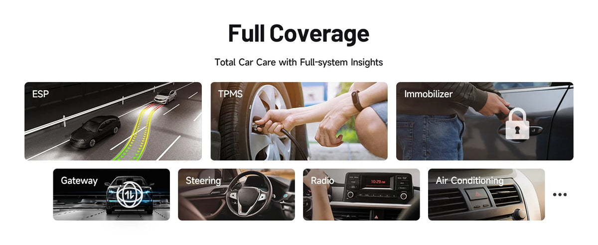 TOPDON OBD2 Bluetooth Scanner Code Reader All System 6 Reset OBD 2 Auto Diagnostic Tool OBD2 Scanner Battery Tester Carpal