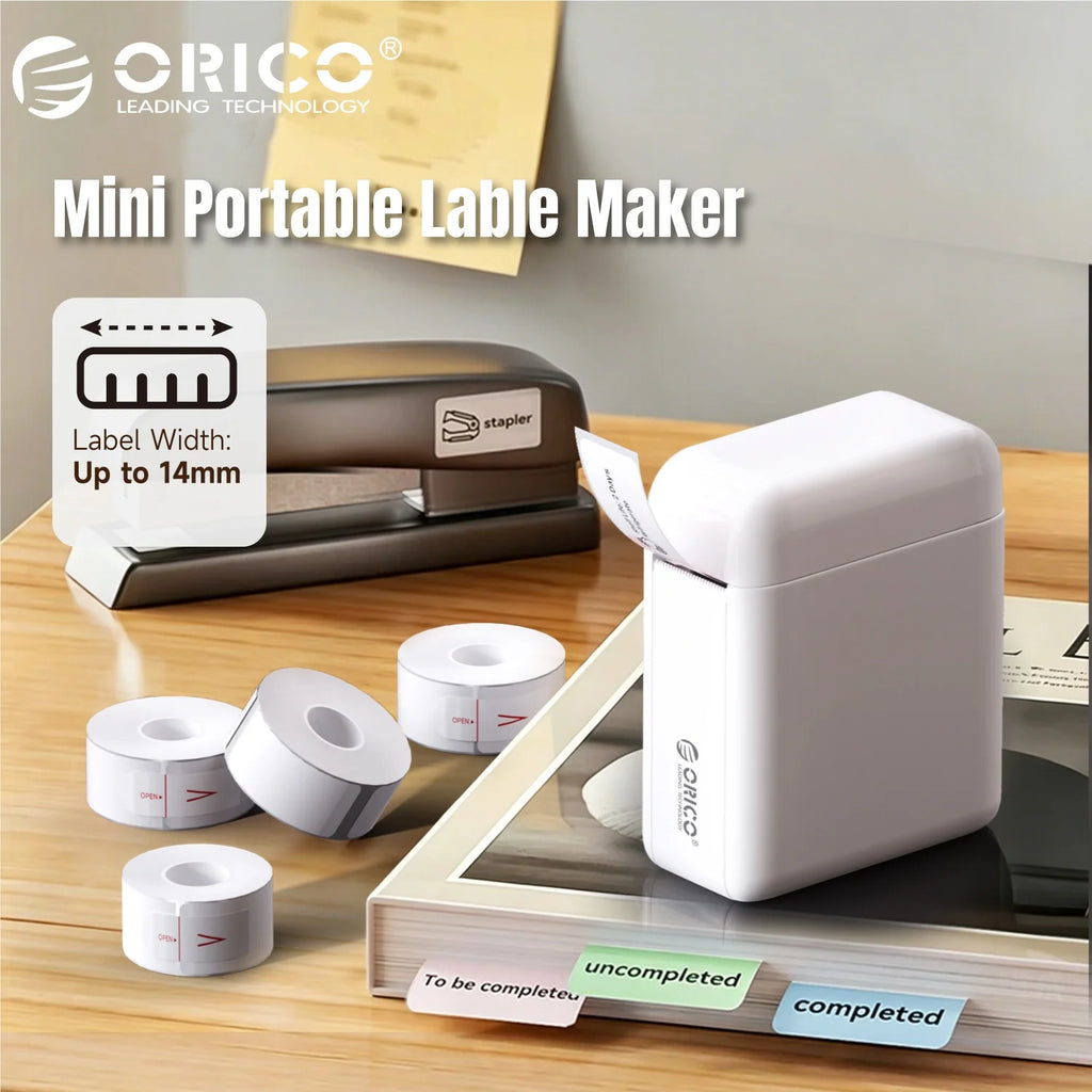 Mini Wireless Thermal Label Printer, Ink-Free