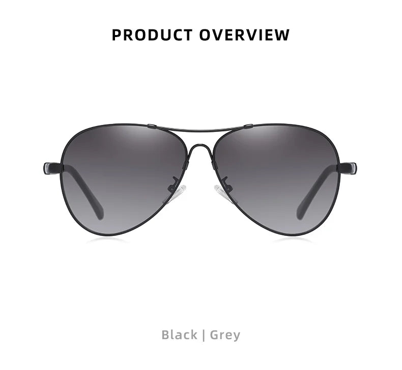 BARCUR Original Men Sunglasses Polarized Anti Blue Light Protect Men's Sun Glasses Women Pilot UV400 Eyewear