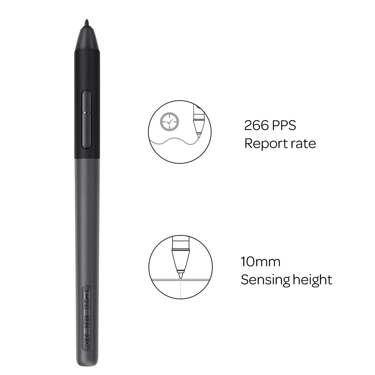 GAOMON AP50 Battery-Free Stylus Original Pen for PD1161 PD1220 PD1320 PD1561 PD156Pro Display Graphics Tablets