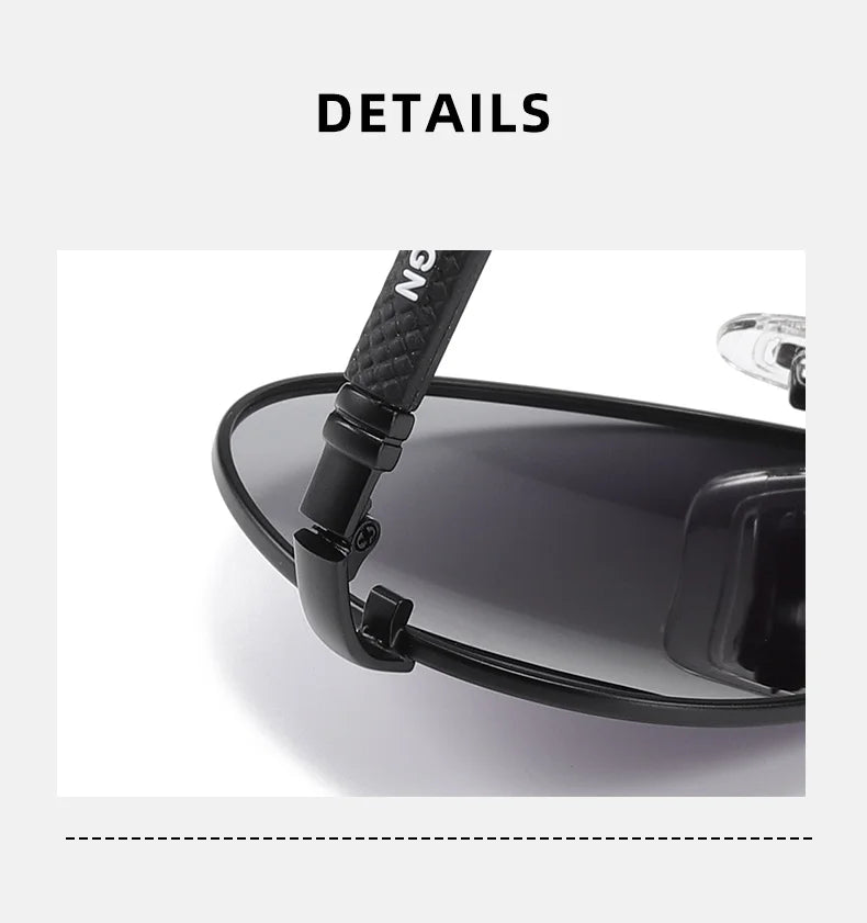 BARCUR Original Men Sunglasses Polarized Anti Blue Light Protect Men's Sun Glasses Women Pilot UV400 Eyewear