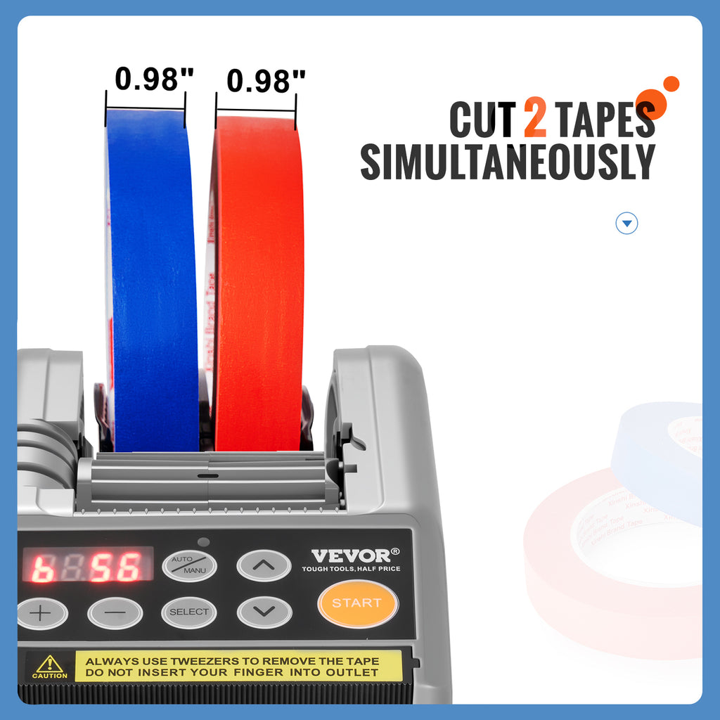 SucceBuy ZCUT-9 Automatic Tape Dispenser Cutter