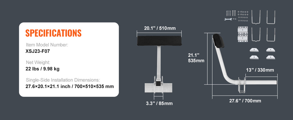 SucceBuy Boat Trailer Guide Adjustable Guide Poles 2PCSRustproof Galvanized Steel Trailer Guide for SkiBoat or Sailboat Trailer
