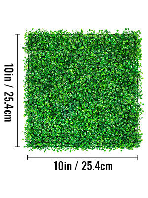 SucceBuy Artificial Plant Wall Decoration Boxwood Hedge Wall Panel Home Decor Fake Grass Backdrop Wall Privacy Hedge Screen