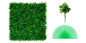 SucceBuy Artificial Plant Wall Decoration Boxwood Hedge Wall Panel Home Decor Fake Grass Backdrop Wall Privacy Hedge Screen