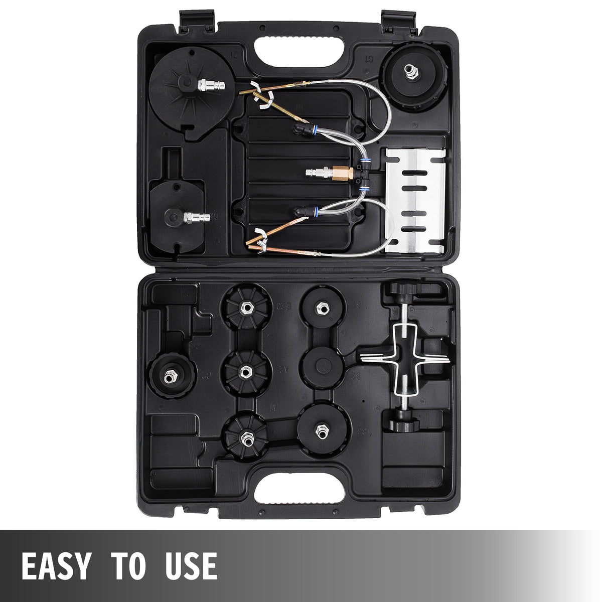 SucceBuy Pneumatic Air Pressure Brake Bleeder Kit Car Brake Fluid Oil Change Tool With 5L Tank for Bleeding Brake&Clutch System