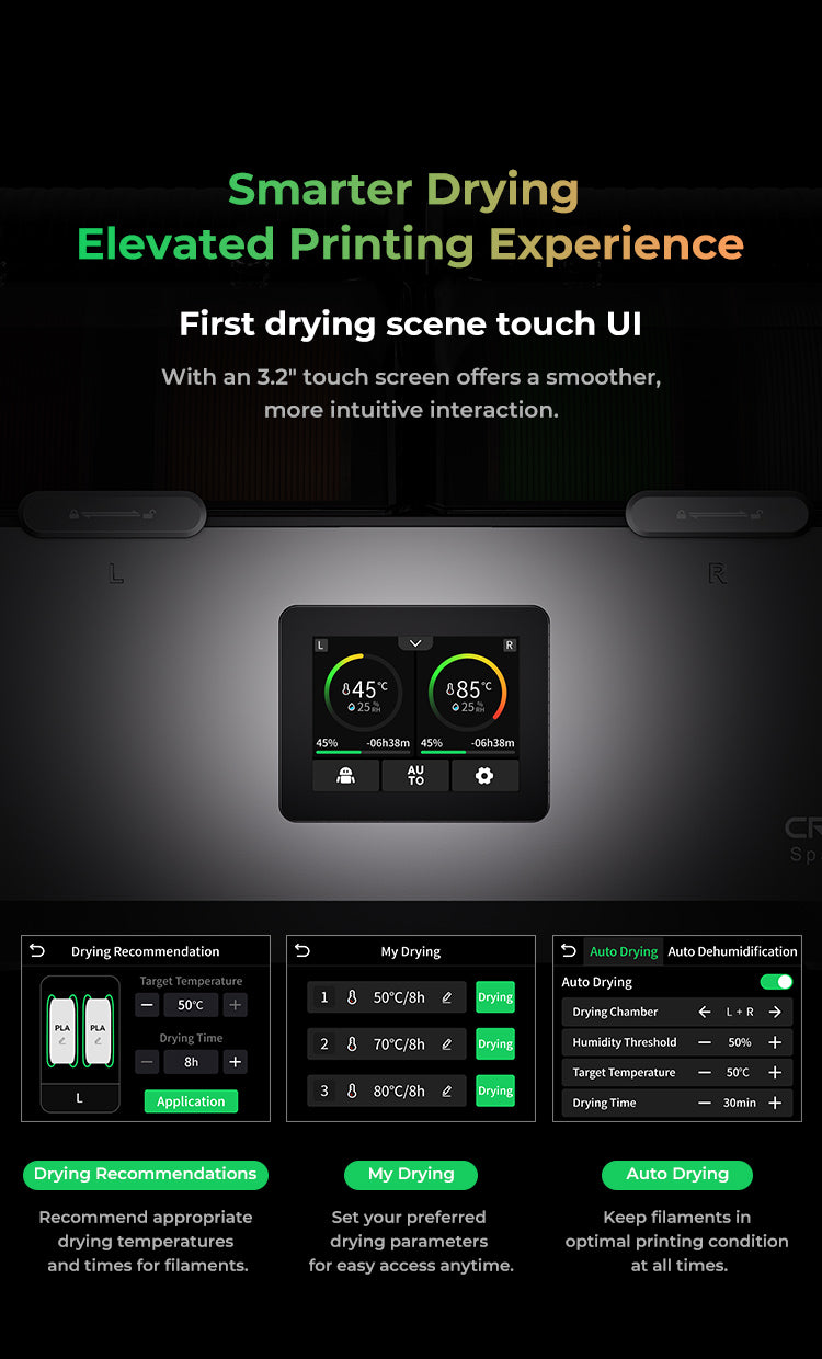 Creality Space Pi X4 Dual Filament Dryer
