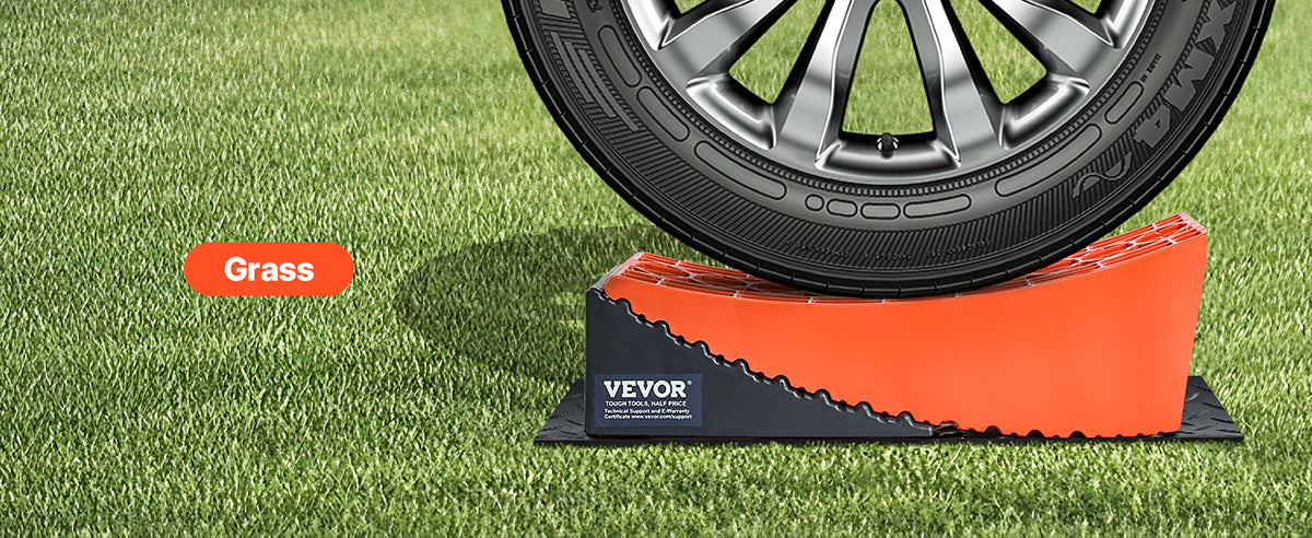 SucceBuy Camper Levelers 2 Pcs RV Leveling Blocks Camper Wheel Chock RV Camper Leveler Kit with Anti-Slip Mat Carrying Bag Level