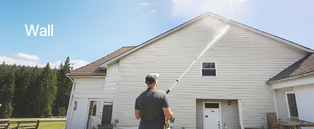 VEVOR Pressure Washer Telescoping Wand 21 ft 4000 psi Telescopic Spray Wand with Power Washer Extension Wands 7 Spray Nozzle